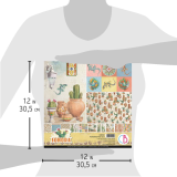 Papier scrapbooking Ciao Bella Sonora Patterns 8fe 30x30 assortiment