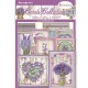 Collection cartes Provence Stamperia 7 cartes 5 tag 1 signet 10x15cm