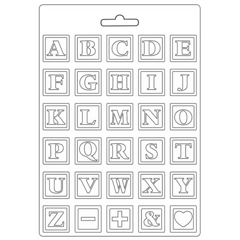 Moule DayDream alphabet Stamperia A4