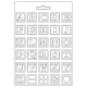 Moule DayDream alphabet Stamperia A4