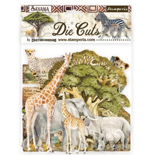 Die Cuts assortiment Savana Stamperia