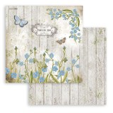 Papier Scrapbooking Romantic Garden House columbin Stamperia 30x30cm