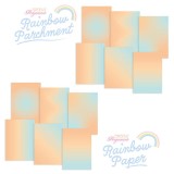 Papier parchemin & papier Groovi A4 duo arc en ciel Paradise Island 24 feuilles