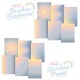 Papier parchemin & papier Groovi A4 duo arc en ciel California Sunset24 feuilles