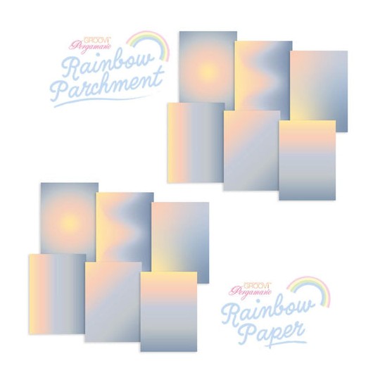 Papier parchemin & papier Groovi A4 duo arc en ciel California Sunset24 feuilles Papier parchemin & papier Groovi A4 duo arc en ciel California Sunset24 feuilles
