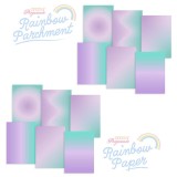Papier parchemin & papier Groovi A4 duo arc en ciel Lavender Fields 24 feuilles