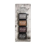 Encre Archival Distress Ranger Pack de 4 minis Kit 3