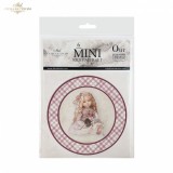 Set de 6 Papiers de riz Petite fille assortiment 15x15cm