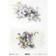 Papier de riz Bouquets de fleurs printemps A4
