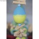 Oeufs à décorer Pâques en plastique Rayher 4,5cm