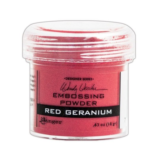 Poudre à embosser Ranger Red geranium 18gr