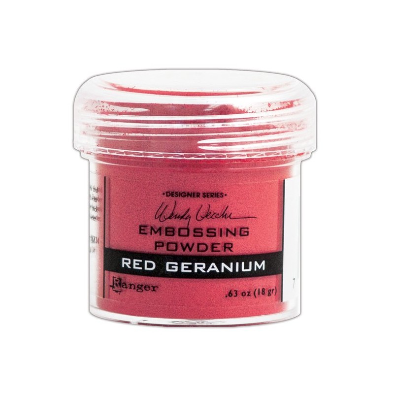 Poudre à embosser Ranger Red geranium 18gr