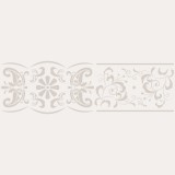 Pochoir décoratif Mya Floral Stripe 20x30cm -motif 8,3x27cm