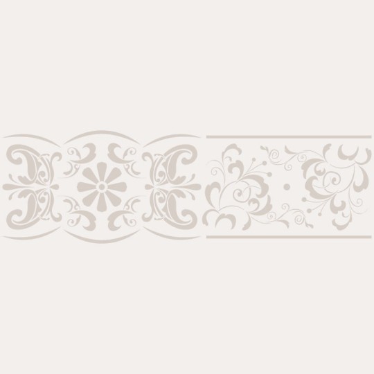 Pochoir décoratif Mya Floral Stripe 20x30cm -motif 8,3x27cm