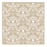 Pochoir décoratif Mya Damask 023 50x50cm - motif 47x47cm