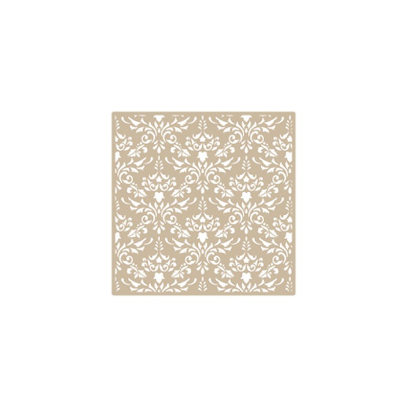 Pochoir décoratif Mya Damask 023 50x50cm - motif 47x47cm