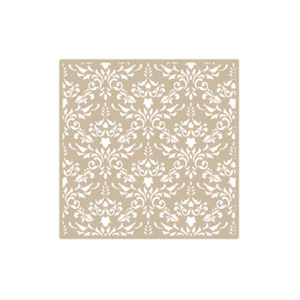 Pochoir décoratif Mya Damask 023 50x50cm - motif 47x47cm