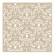 Pochoir décoratif Mya Damask 023 50x50cm - motif 47x47cm