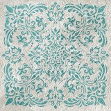 Pochoir décoratif Mya Damask 024 50x50cm - motif 47x47cm