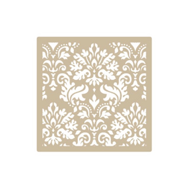 Pochoir décoratif Mya Dots And Corners 25x25cm - motif 23,2x21,6cm