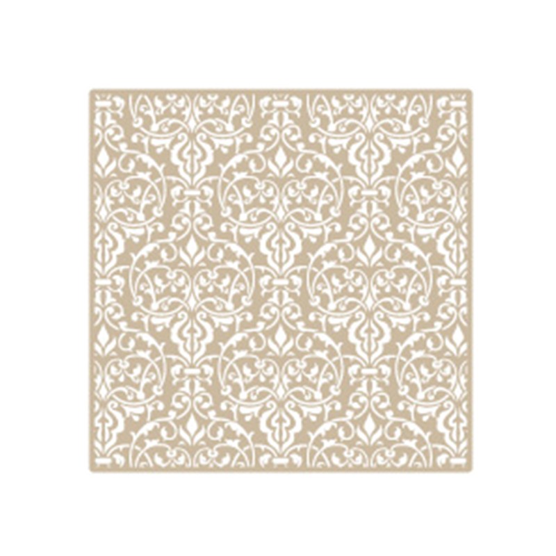 Pochoir décoratif Mya Damask 022 50x50cm - motif 47x47cm