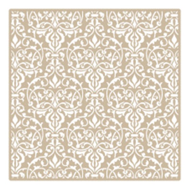 Pochoir décoratif Mya Damask 022 50x50cm - motif 47x47cm