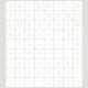Pochoir décoratif Mya Alphabet 033 8x8cm - motif 3,6cm 72 pièces