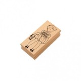 Tampon bois Mya Baby 4x8cm