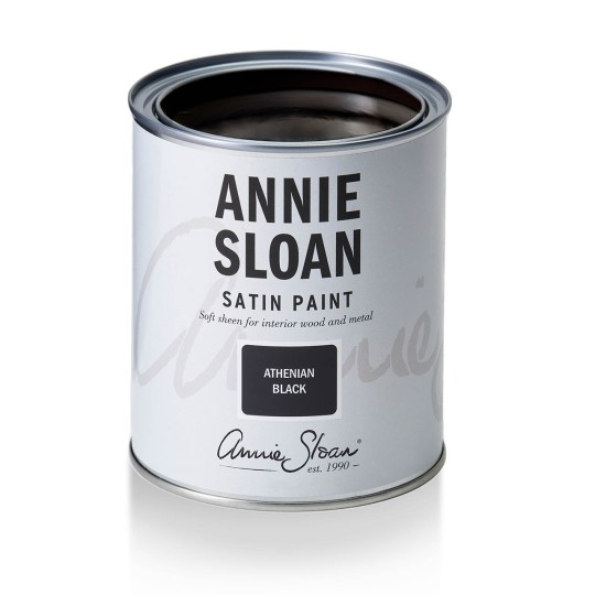 Peinture satiné Annie Sloan Athenian Black 750ml