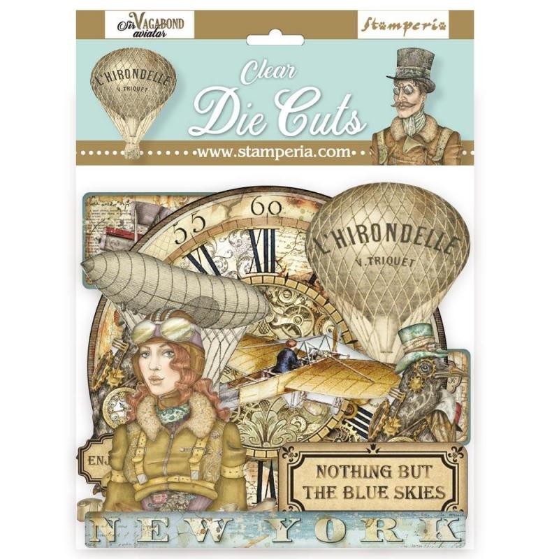 Die Cuts carton Sir Vagabond Aviator Stamperia