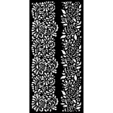 Pochoir scrapbooking Garden of Promises borders Stamperia 12x25cm