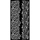 Pochoir scrapbooking Garden of Promises borders Stamperia 12x25cm