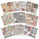 Papier scrapbooking Ciao Bella Enigma 24f 15x15 assortiment Fussy Cut Pad