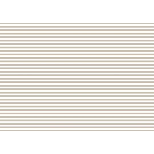 Rouleau de papier tissu scrapbooking Lignes beige&blanc Paper For You 70x50cm