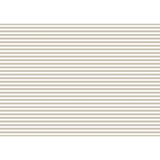 Rouleau de papier tissu scrapbooking Lignes beige&blanc Paper For You 70x50cm