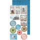 Assortiment scrapbooking Craft O Clock Seaside Greetings Junk Journal extra set 15x30