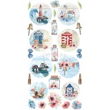 Tags scrapbooking Craft O Clock Seaside Greetings 15x30