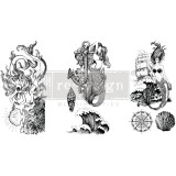 Transfert pelliculable Redesign Mermaid Treasure 3 feuilles de 15x30cm