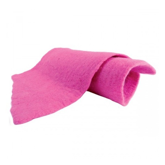 Feutrine epaisse 27x59cm rose Feutrine epaisse 27x59cm rose