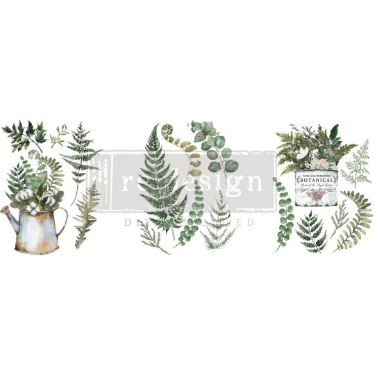 Transfert pelliculable Redesign Botanical Snippets 20x28cm