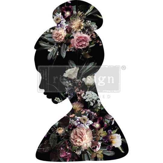 Transfert pelliculable Redesign Floral Silhouette 61x89cm