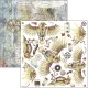 Papier scrapbooking Ciao Bella Engine of the Future 24f 15x15 assortiment 