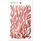 Pochoir scrapbooking Ciao Bella Corals 12x20cm