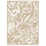 Pochoir décoratif Mya Home Decor Flowers 50x70cm - motif 47x67cm