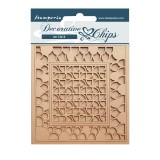 Chipboard carton Stamperia Bauhaus motif 14x14cm