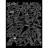 Pochoir scrapbooking Our way plan de rues Stamperia 20x25cm