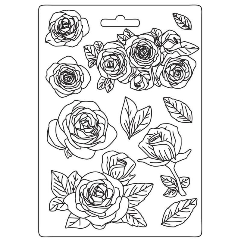 Moule souple Desire roses Stamperia A5