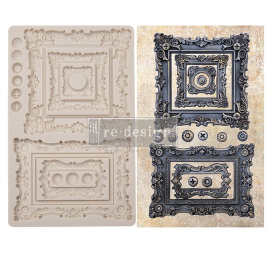 Moule silicone Finnabair Baroque Frames 12x20cm