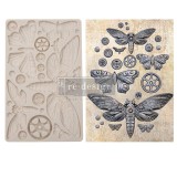 Moule silicone scrap Finnabair Mecha Moth 12x20cm