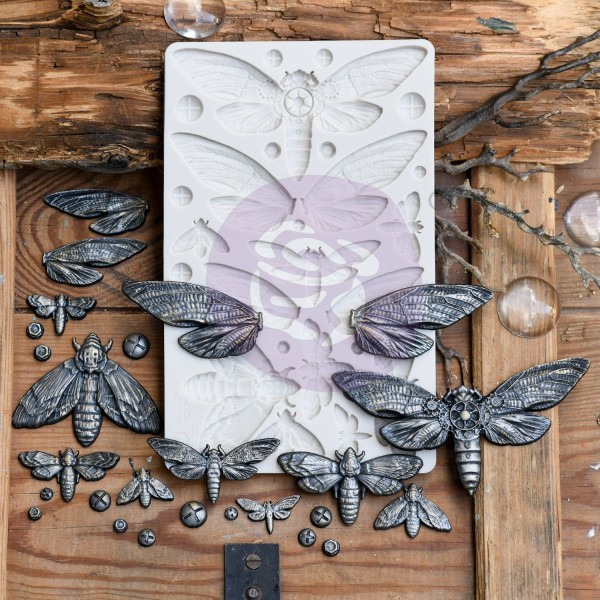 Moule silicone Finnabair Nocturnal Insects 12x20cm
